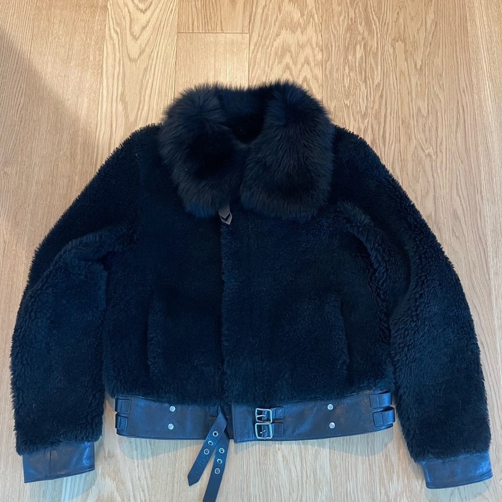 GORGEOUS full shearling Coach jacket